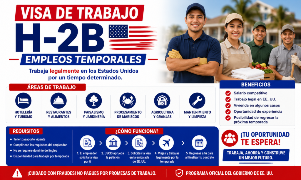 visa de trabajo h-2b